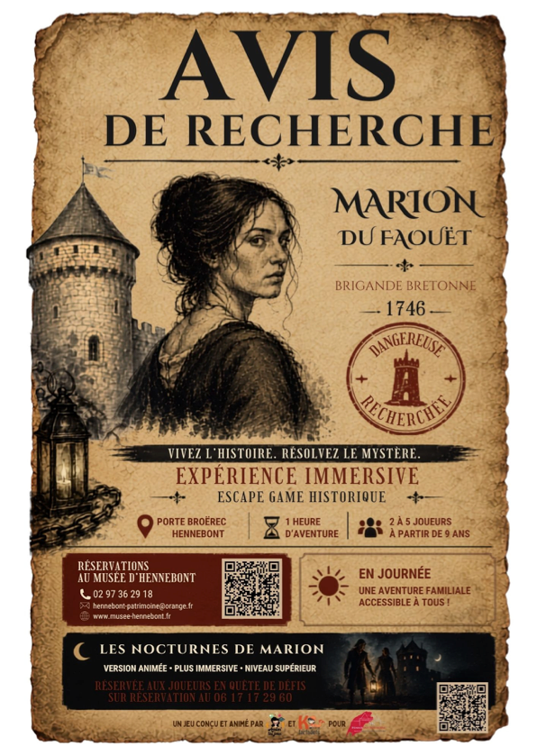 Escape Game Marion du Faouët